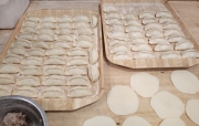 我们的纯手工牛肉饺子