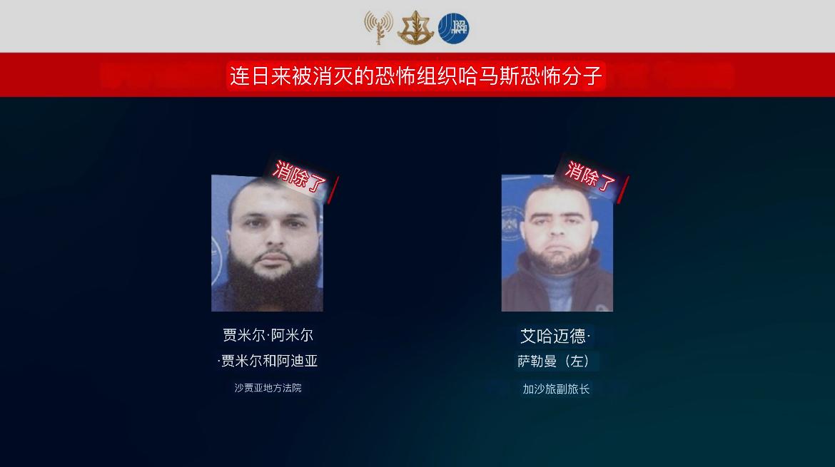 以色列国防军证实加沙旅副旅长与谢贾亚营营长被同时击毙