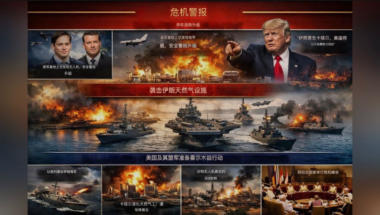 川普表示，如果伊朗袭击卡塔尔液化天然气设施，美国将以空前力量打击南帕尔斯天然气田，无论以色列是否参与 ...