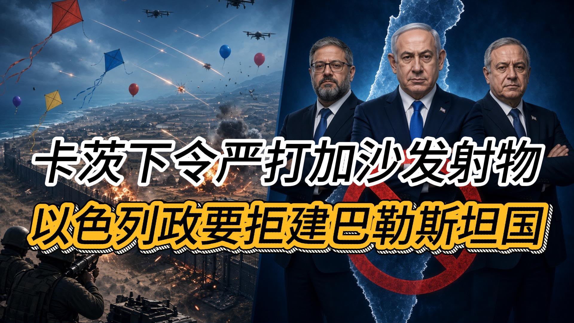 内塔尼亚胡表示：“只要我还是总理，就不会有受伊朗控制的巴勒斯坦国——无论是在加沙还是在犹太和撒玛利亚 ...